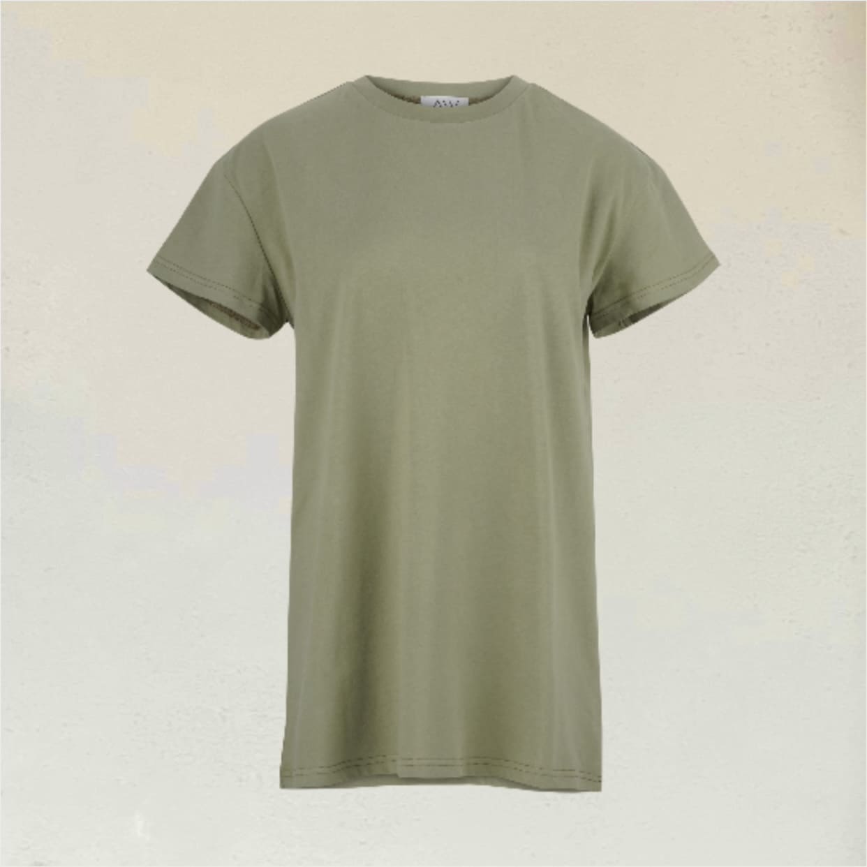 Sage T-Shirt in front of beige background