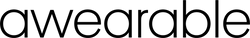Awearable Logo in schwarzer Schrift auf weißem Grund